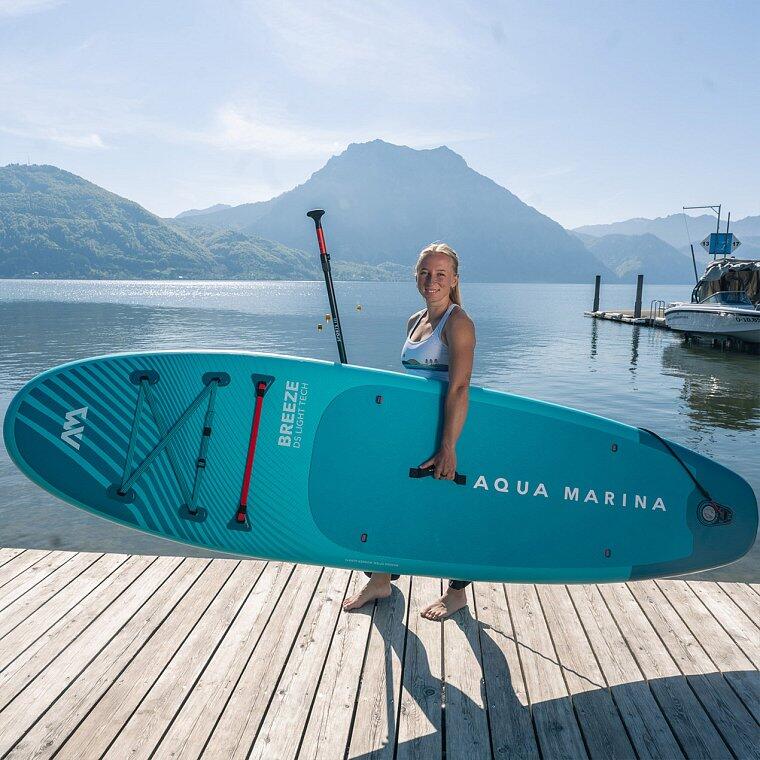 Set Grande SUP Aqua Marina Breeze 9'10 Blue - SUP Gonfiabile 2/7