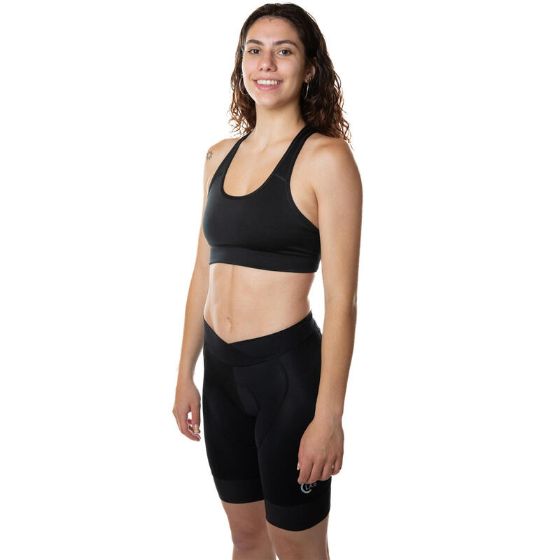 Short de Cyclisme Femme SERENA Noir