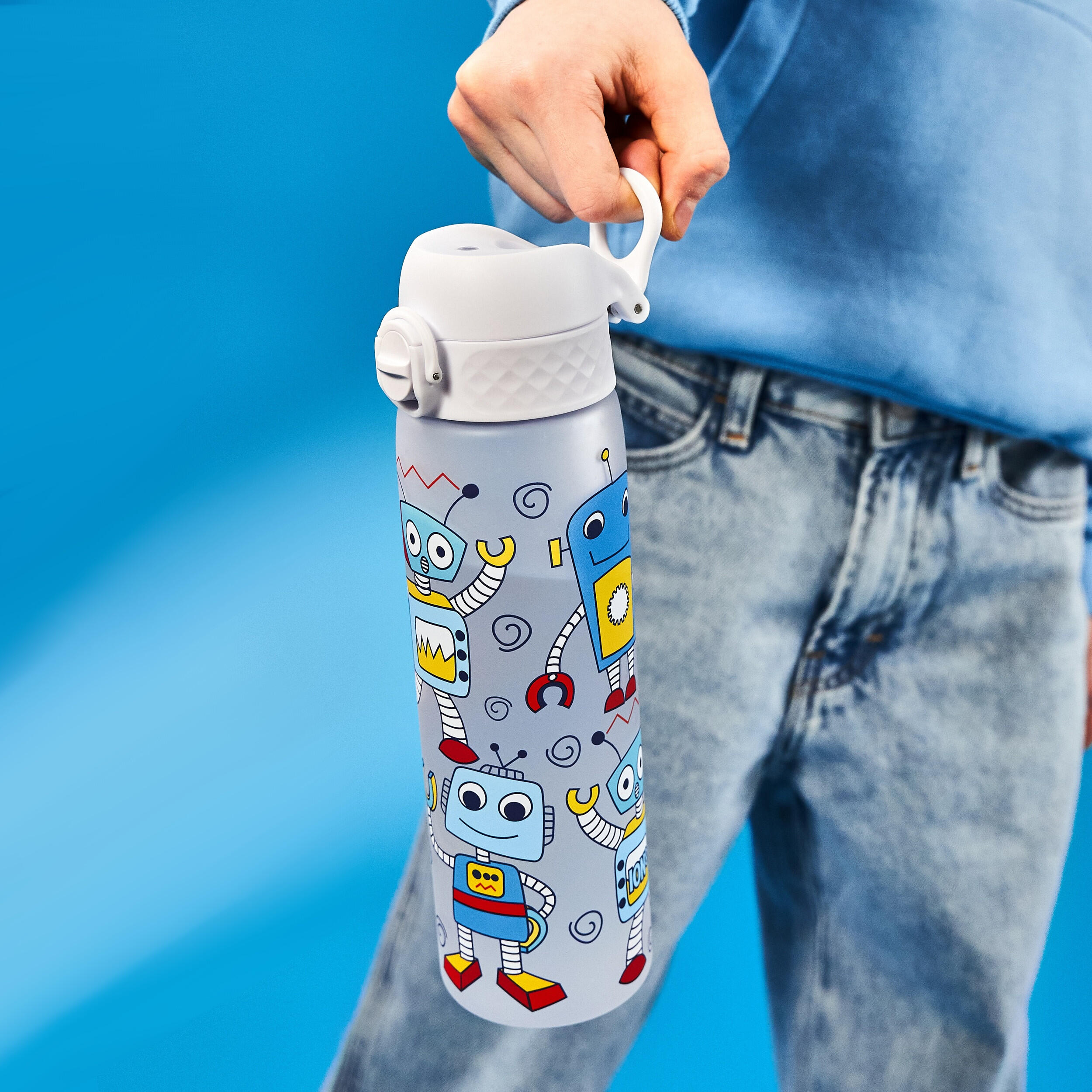 Bidon na wodę ION8 500ml z atestem PZH – szczelny, lekki, bez BPA 5/8