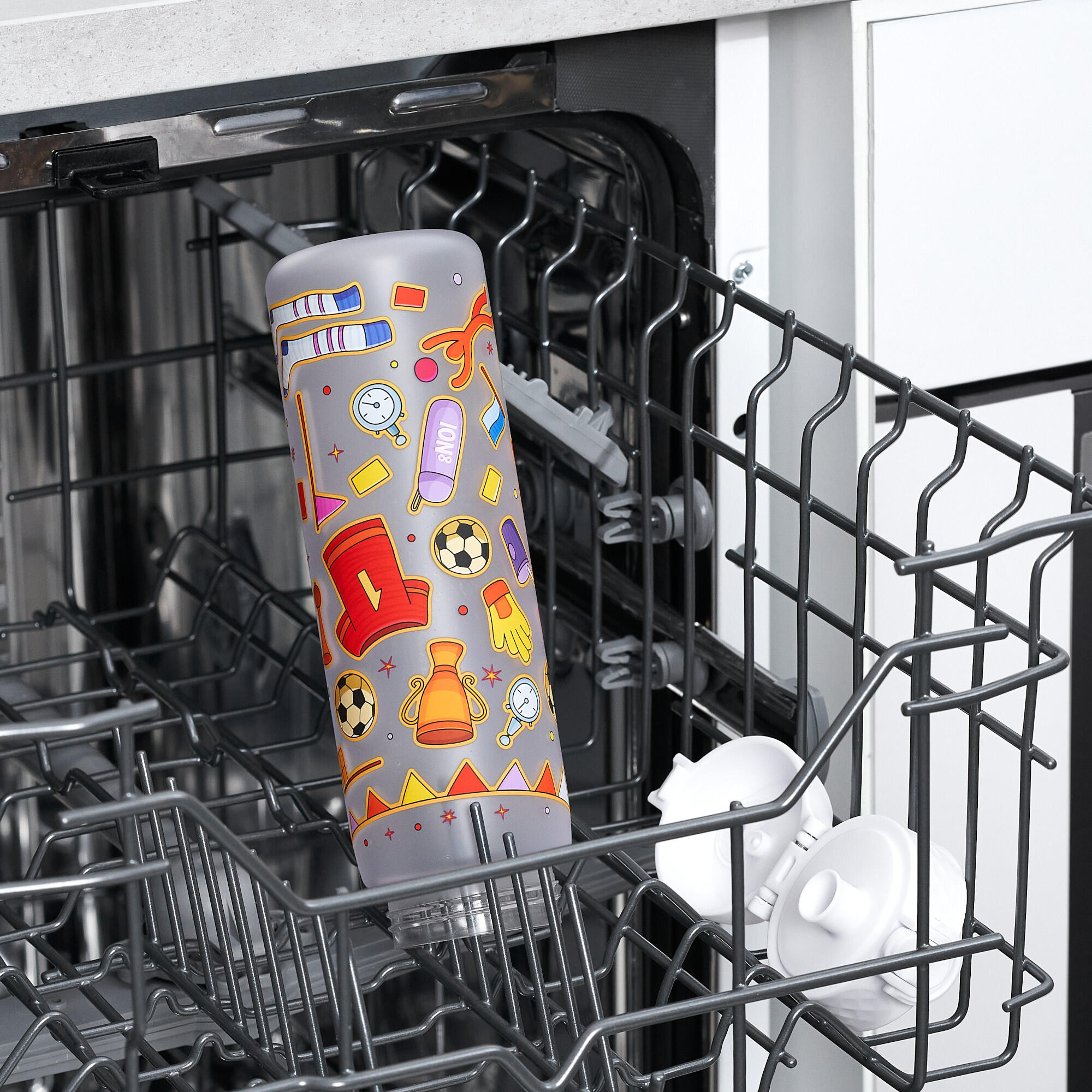 Bidon na wodę ION8 500ml z atestem PZH – szczelny, lekki, bez BPA 6/8
