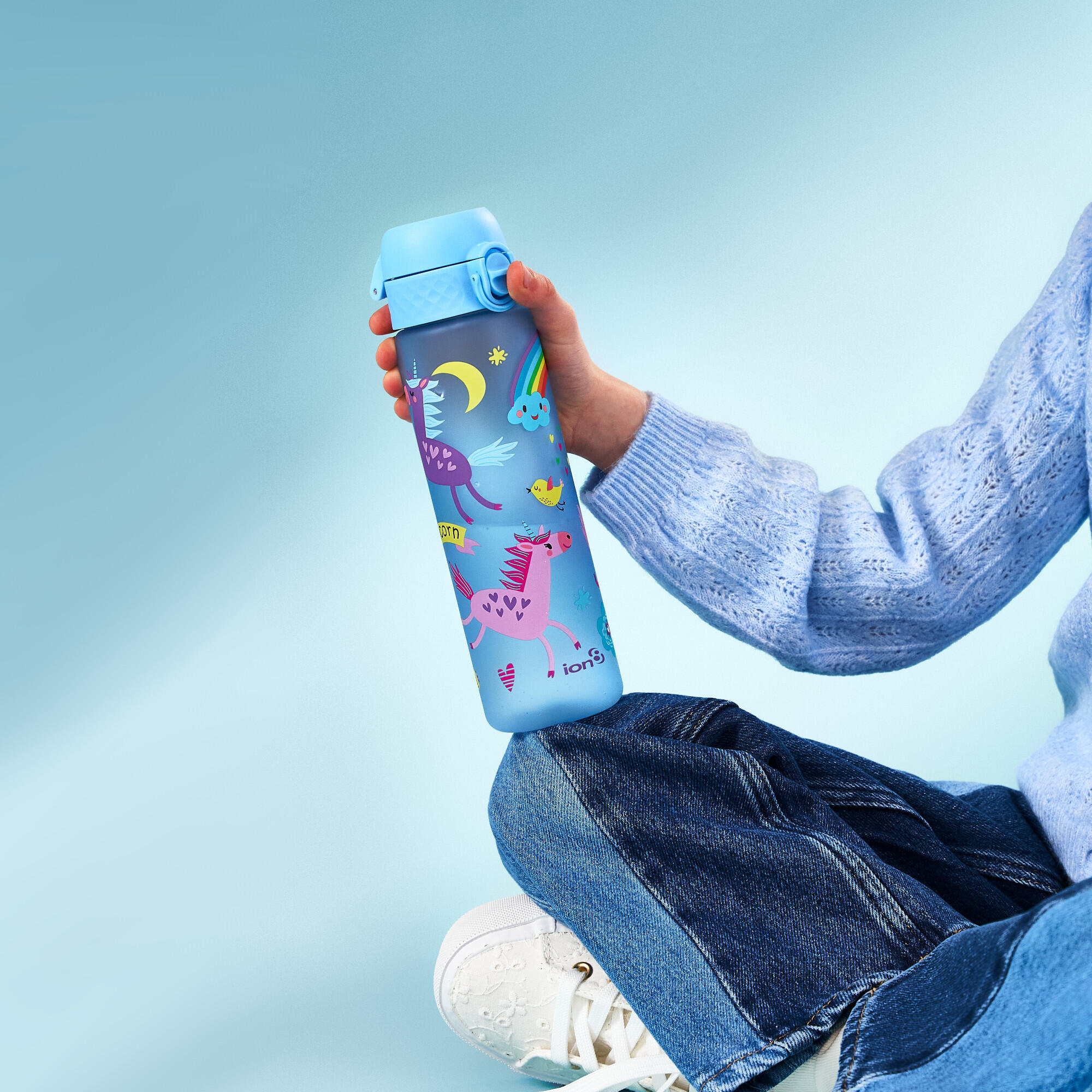 Bidon na wodę ION8 500ml z atestem PZH – szczelny, lekki, bez BPA 7/8