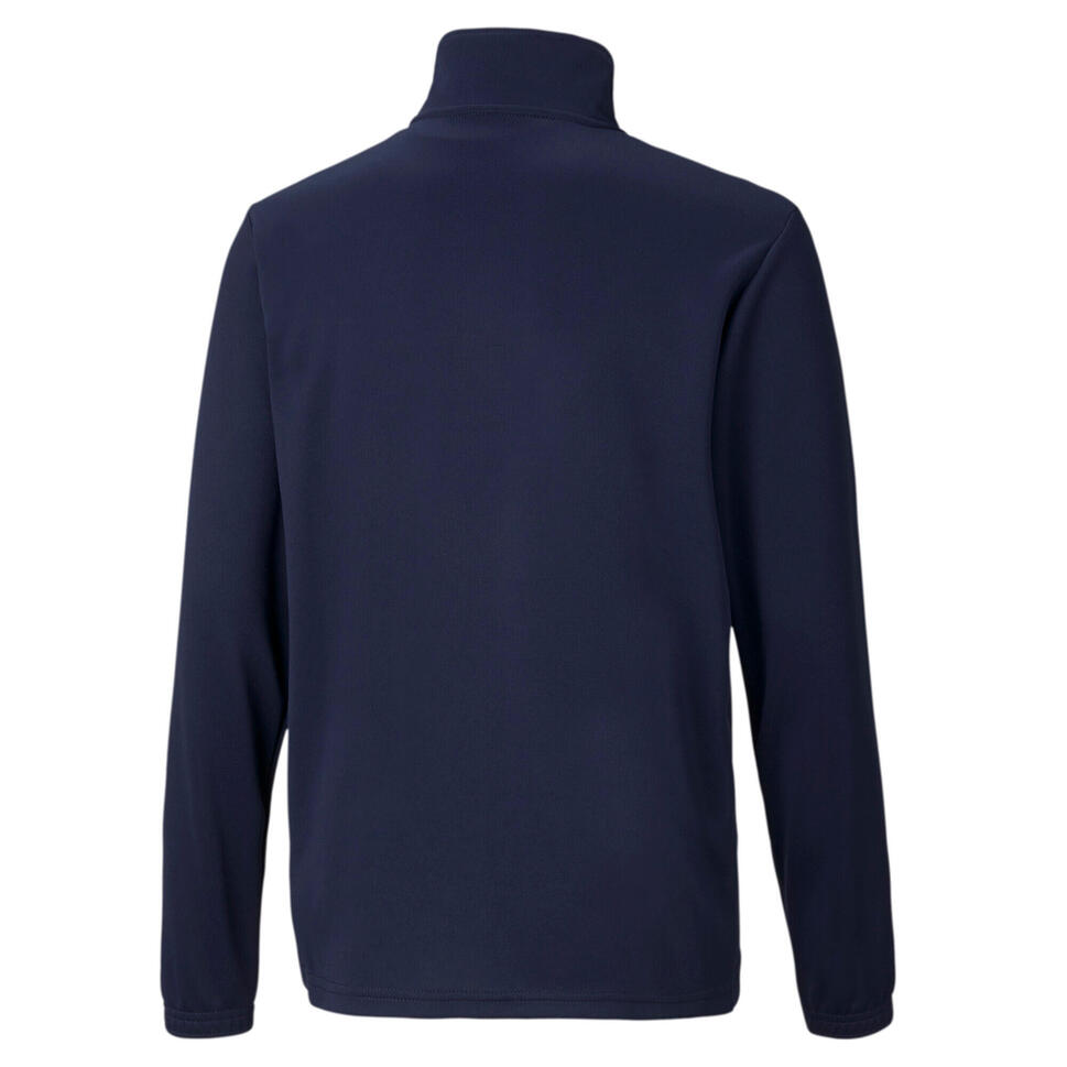 Bluza Puma Teamrise Z Zamkiem 1/4 Jr Niebieska Dzieci