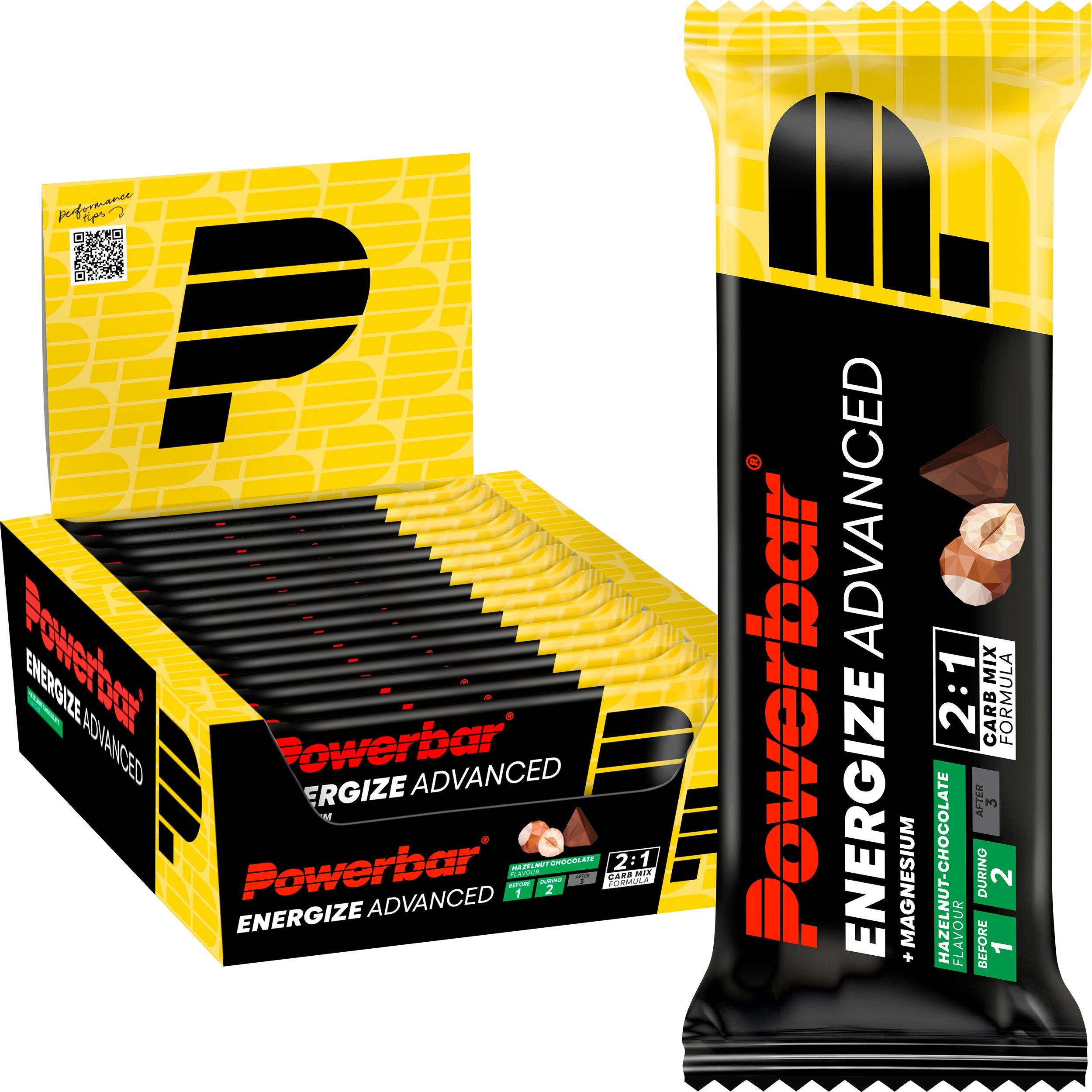 POWERBAR Powerbar Energize Advanced Bar Hazelnut Chocolate 55g (15 stuks)