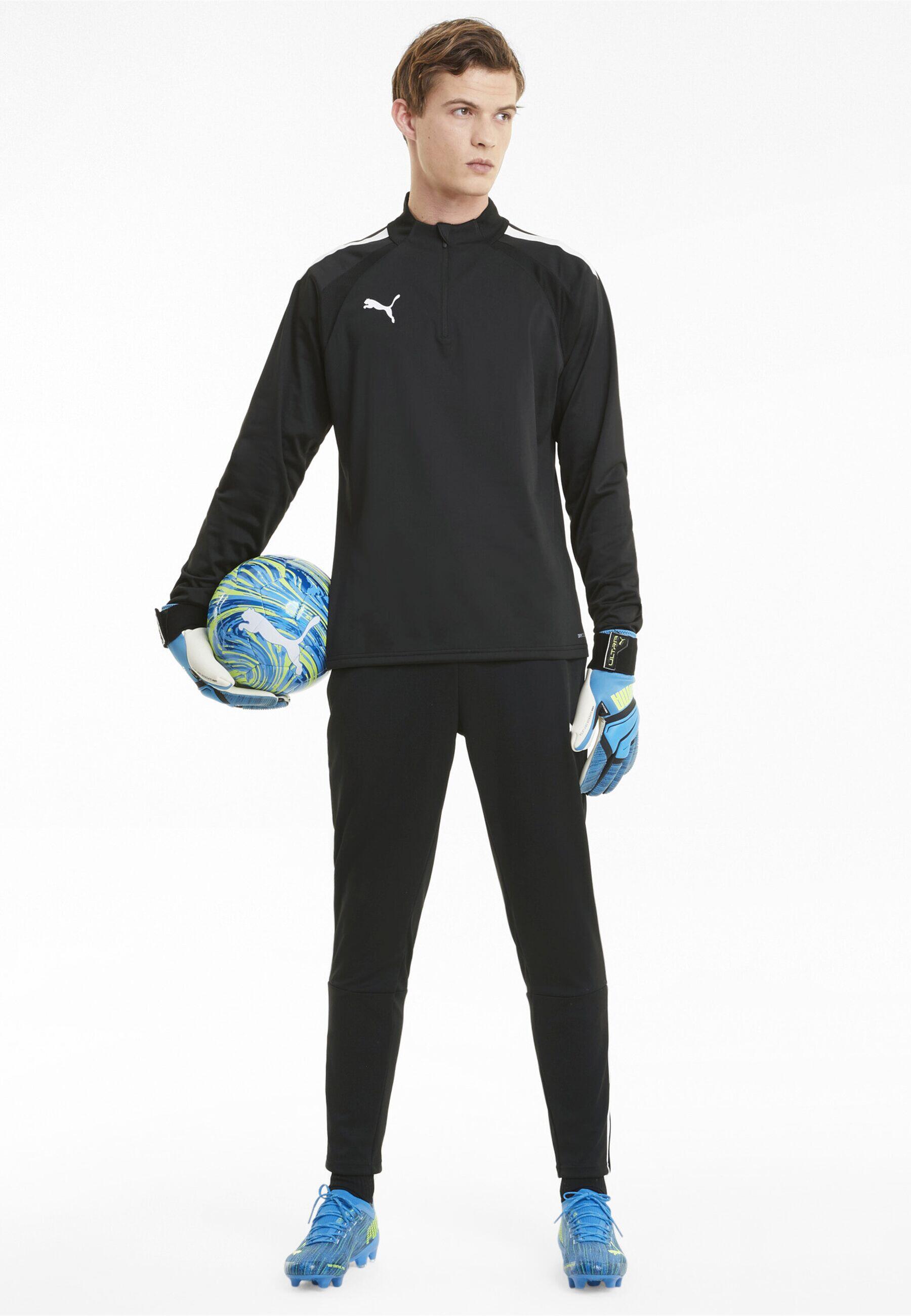 teamLIGA voetbaltop met kwartrits voor heren PUMA Black White 7/7