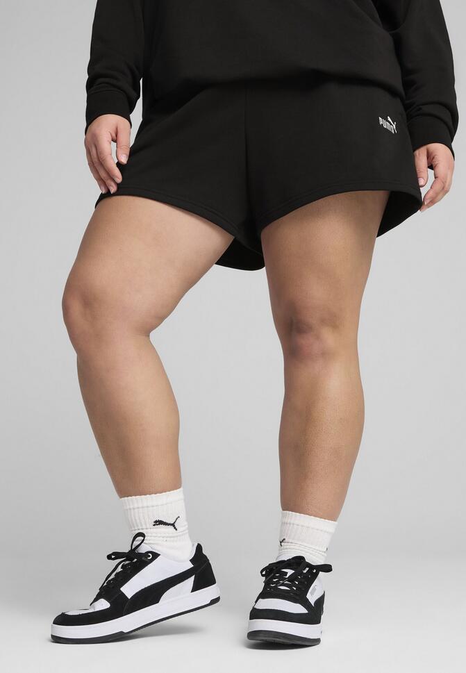 Damskie szorty z małym logo No. 1 ESS 4'' PUMA Black