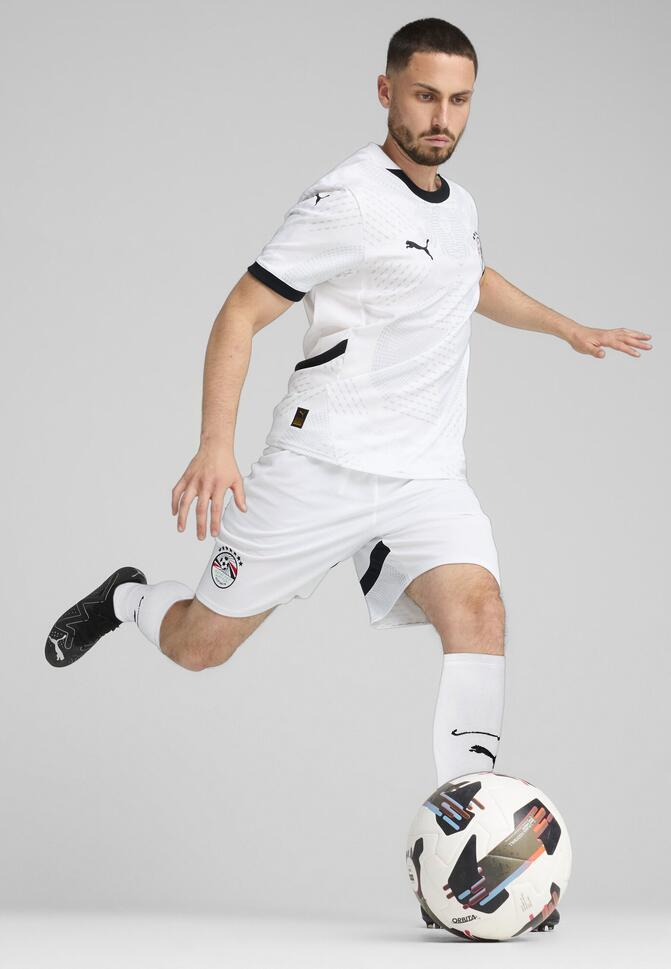 Męskie szorty Egipt 2025 PUMA White Cool Mid Gray