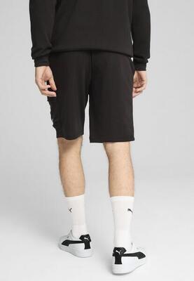 Essentials no. 1 logo cargo short voor heren. 25 cm puma black