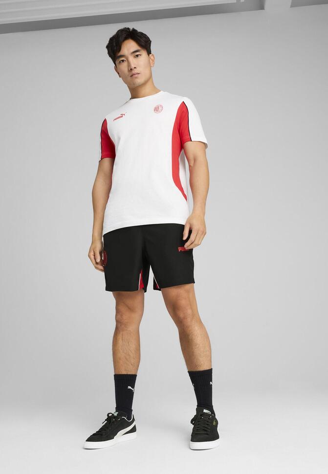 Męskie szorty AC Milan ftblARCHIVE PUMA Black For All Time Red
