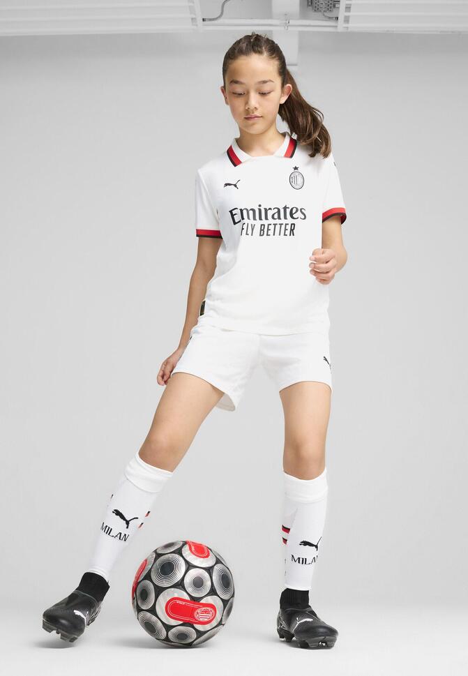 Młodzieżowe szorty AC Milan 24/25 PUMA White