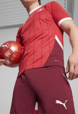 Zwitserland replica voetbalshort voor heren puma team regal red