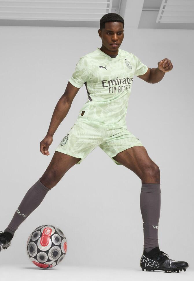 Męskie szorty bramkarskie AC Milan 24/25 PUMA Fresh Mint Green