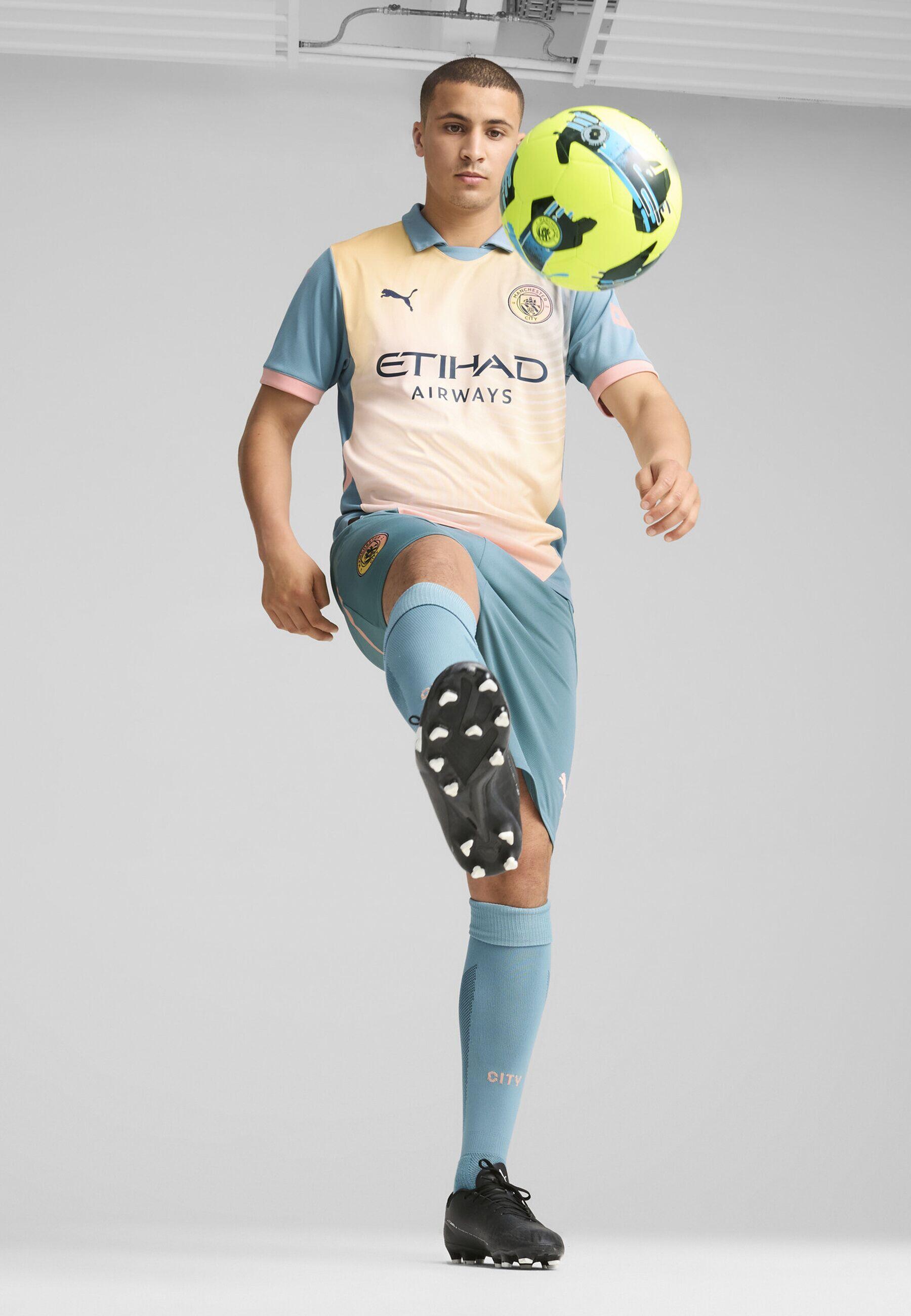 Shorts Manchester City 24/25 da uomo PUMA Bold Blue Poppy Pink 2/7