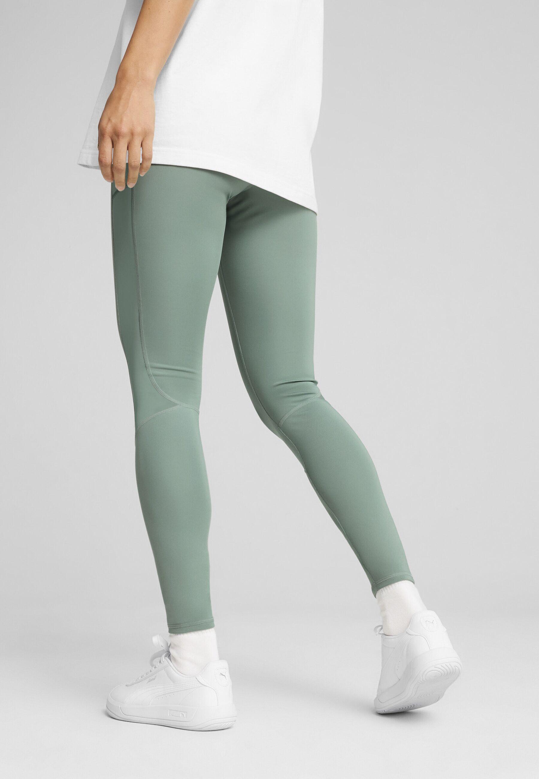Calções corrida mulher evostripe puma green moon