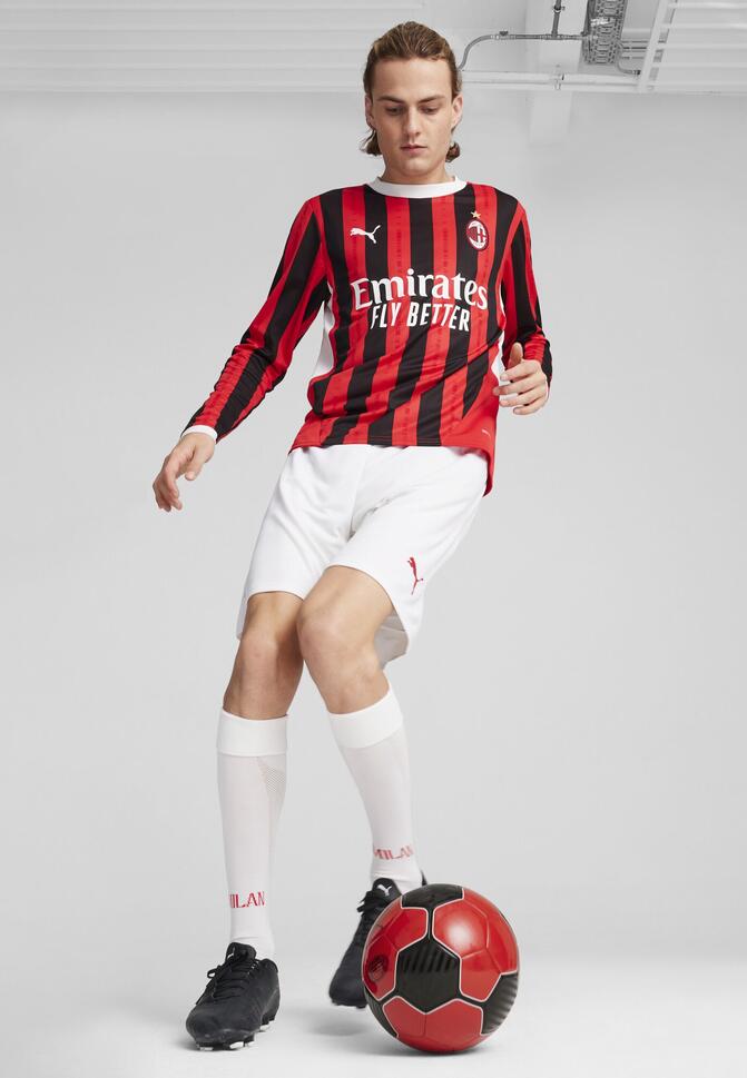 Męskie szorty AC Milan 24/25 PUMA White For All Time Red