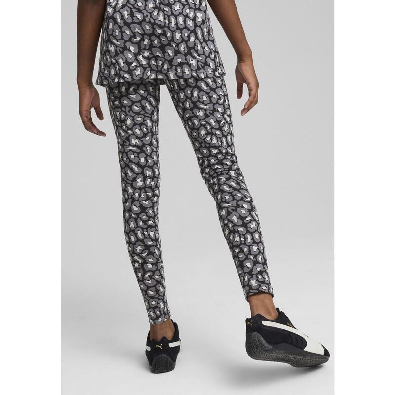 Młodzieżowe legginsy Essentials Aninmal PUMA Black