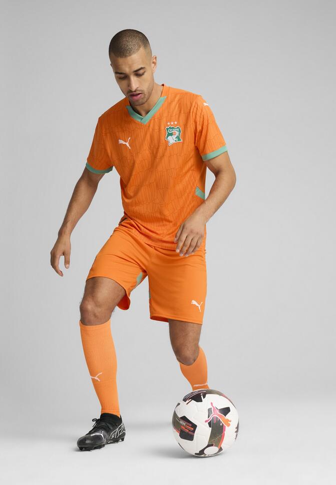Męskie szorty Wybrzeże Kości Słoniowej 2025 PUMA Rickie Orange Jade Frost Green