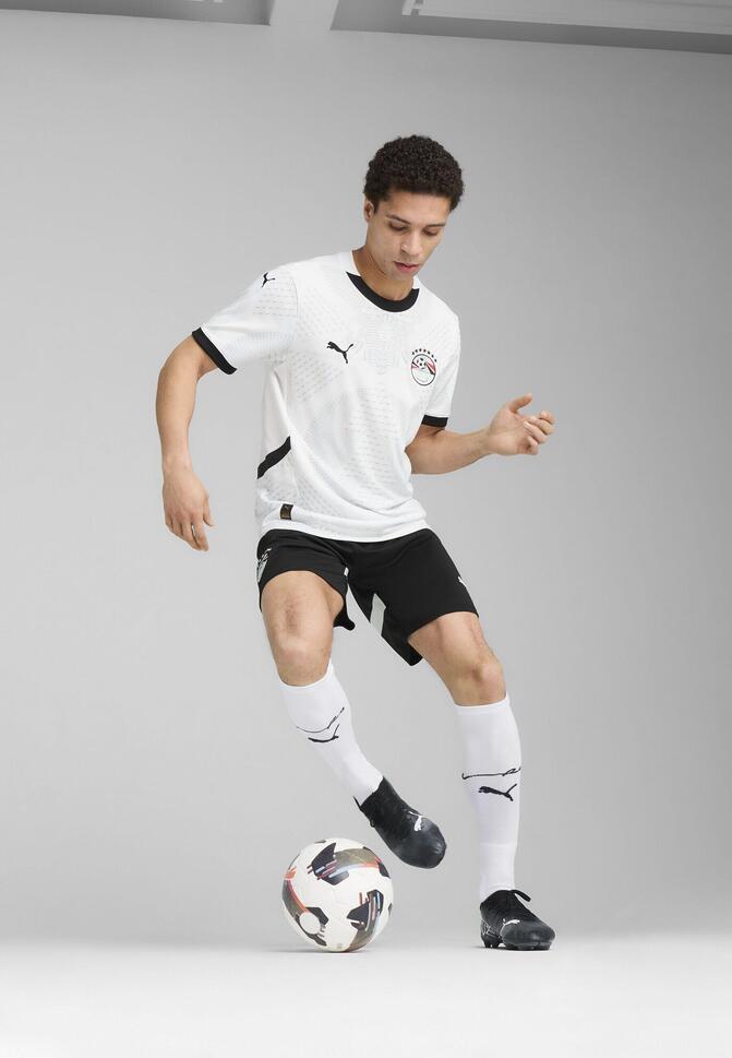 Męskie szorty Egipt 2025 PUMA Black White