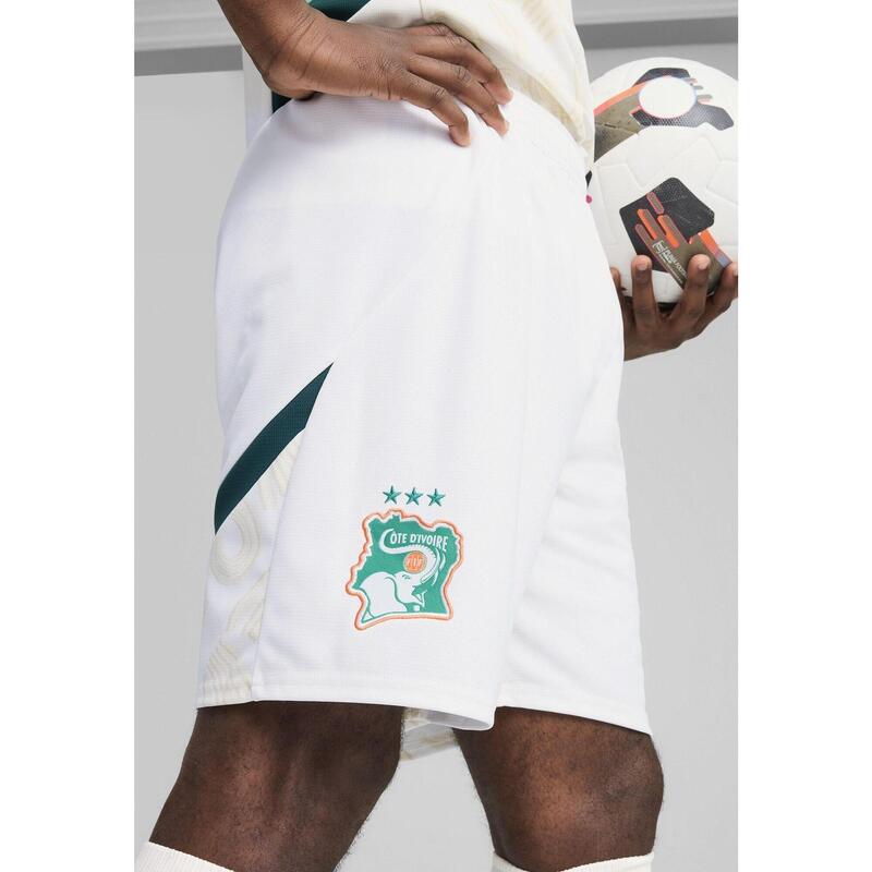 Ivory Coast 2025 Shorts Men PUMA White Dark Myrtle Green