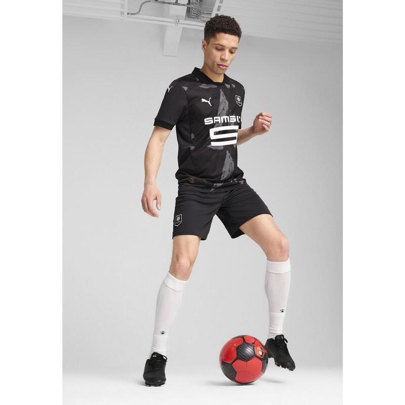Short 24/25 Stade Rennais FC Homme PUMA Flat Dark Gray White Black
