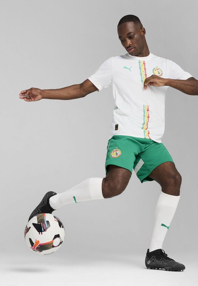 Męskie szorty Senegal 2025 PUMA Sport Green White