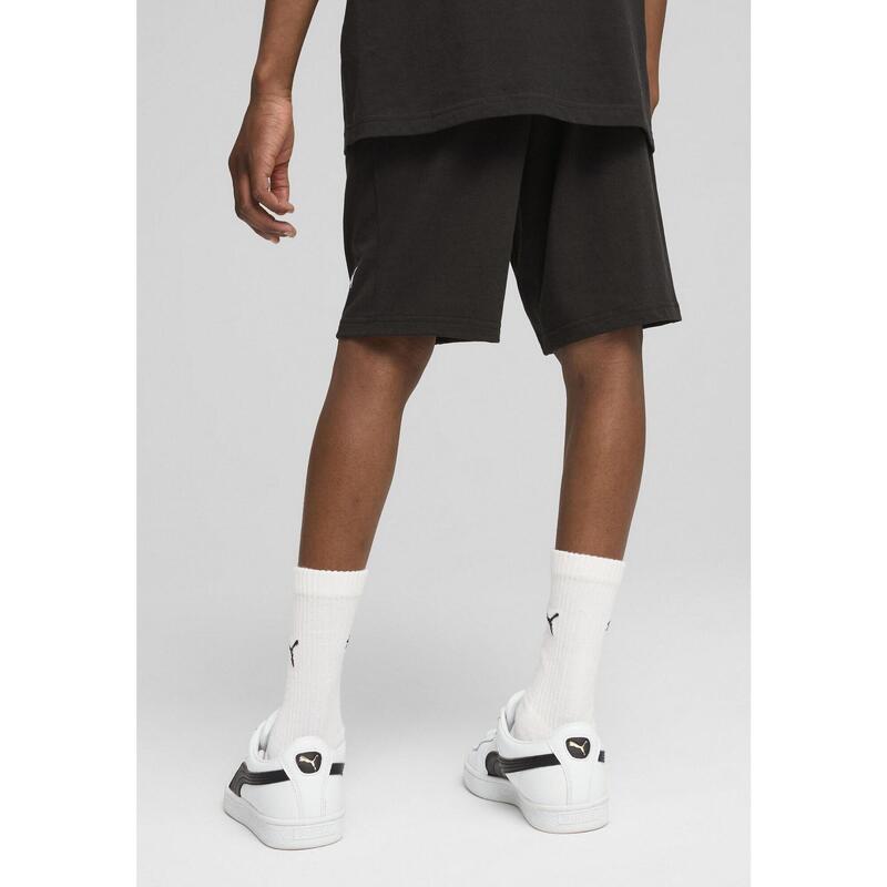 Młodzieżowe szorty ESS z logo No. 1 z dżerseju PUMA Black