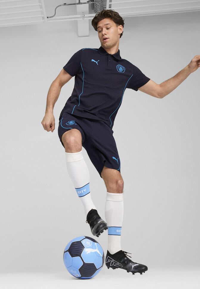Męskie szorty Casuals Manchester City PUMA New Navy Magic Blue