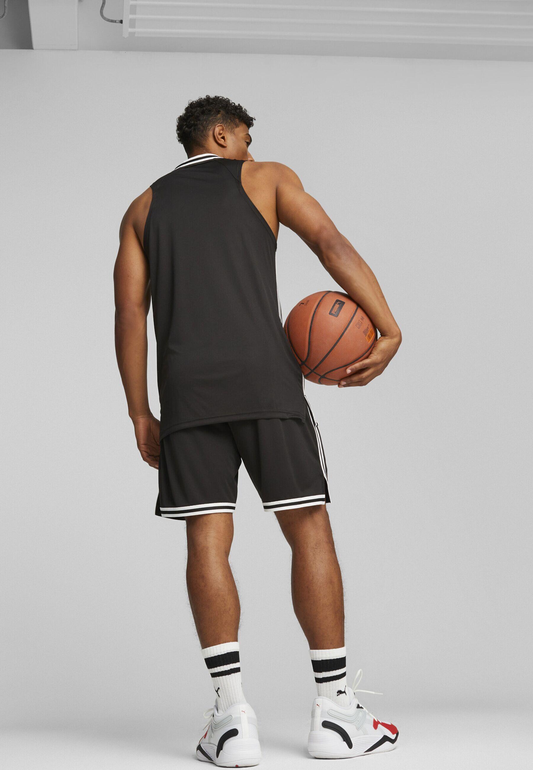 Hoops Team basketbalshirt voor heren PUMA Black 7/7