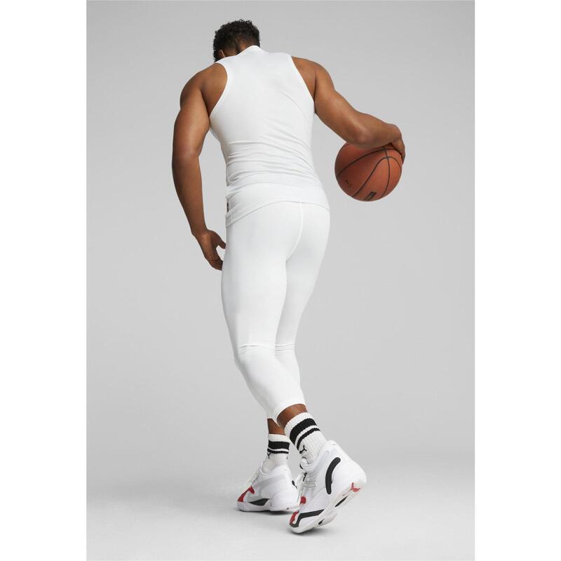 Tricou alergare bărbați Hoops PUMA White