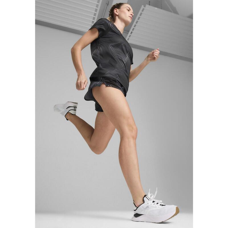 Dámské běžecké boty SOFTRIDE PUMA White Black Silver Metallic