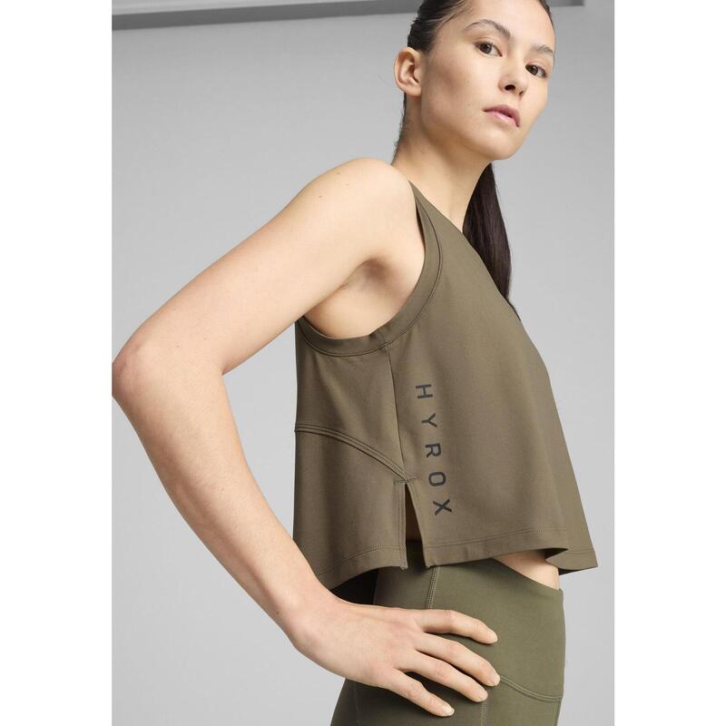 Damski top bez rękawów PUMA x HYROX CLOUDSPUN PUMA Loden Green