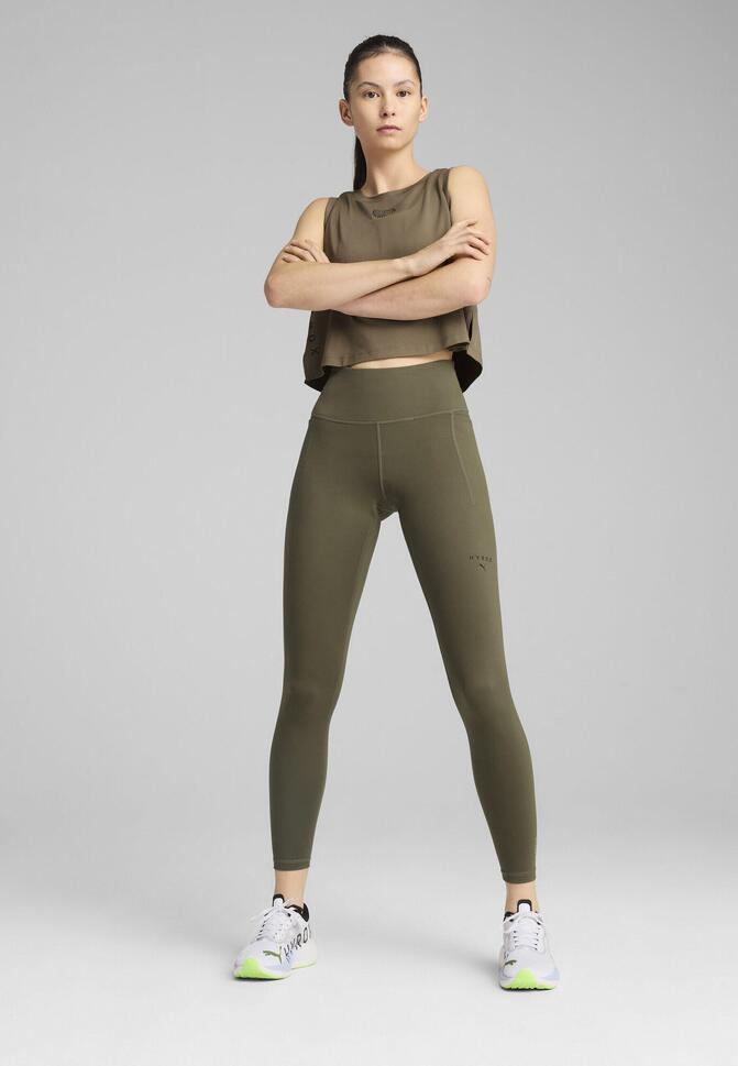 Damski top bez rękawów PUMA x HYROX CLOUDSPUN PUMA Loden Green