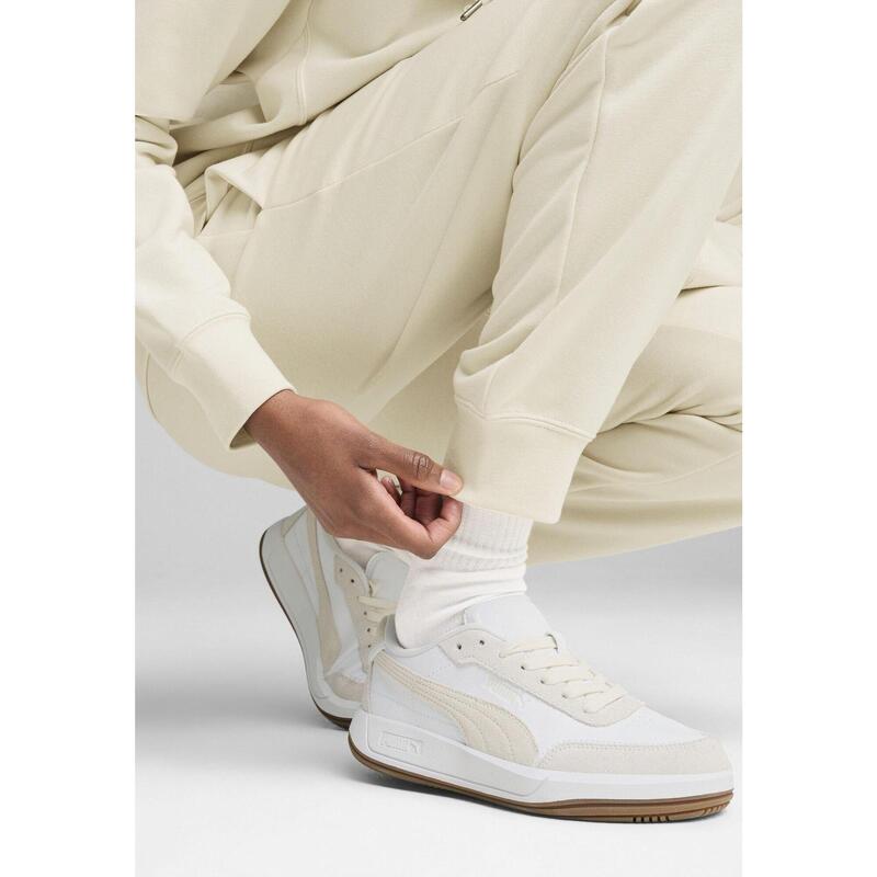 Damskie wygodne spodnie dresowe PUMA CLASS PUMA Alpine Snow White