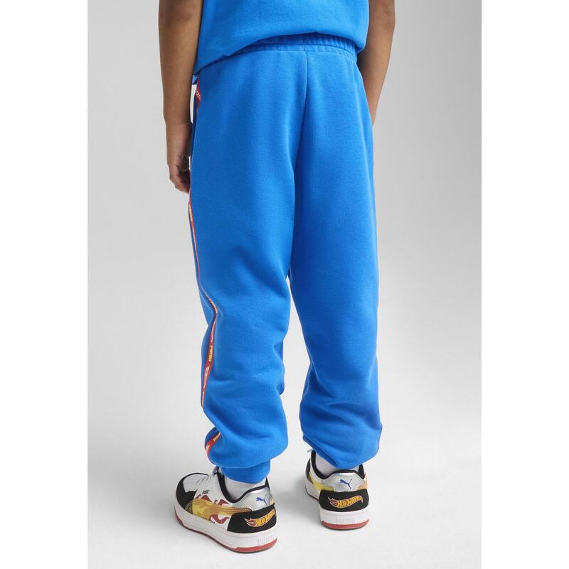 Pantalon copii cu dungi decorative Hot Wheels PUMA Team Royal Blue