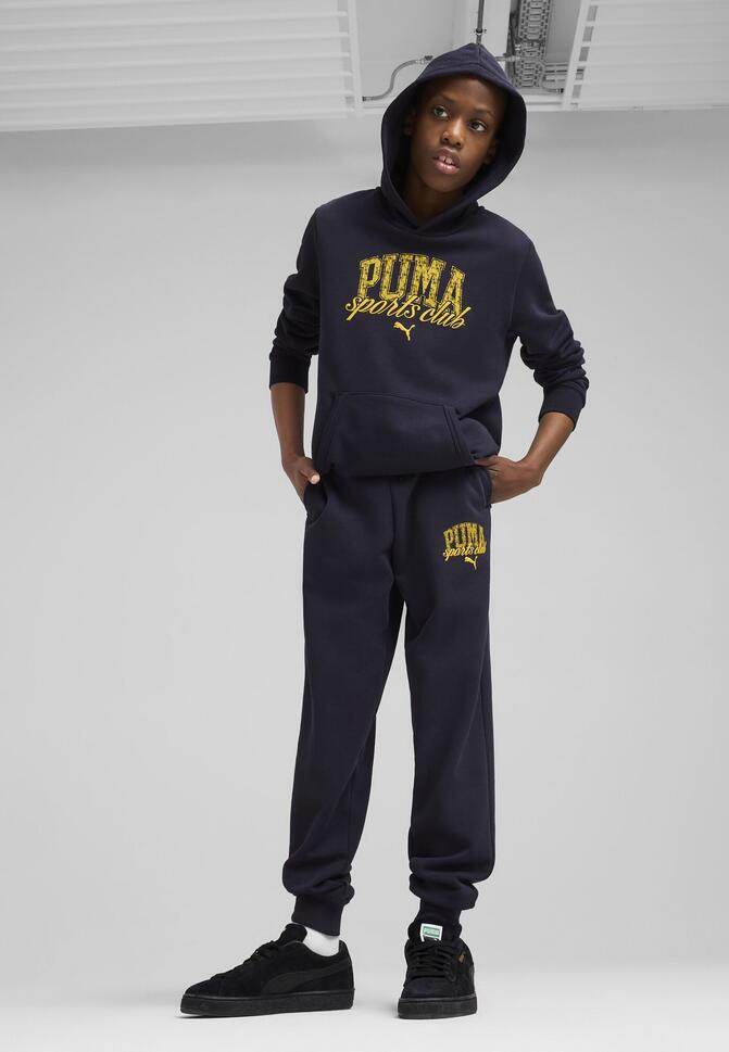 Młodzieżowe spodnie dresowe PUMA Class PUMA New Navy Blue
