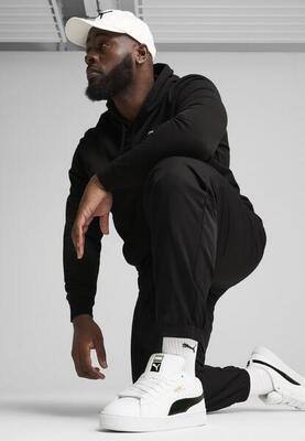 Essentials geweven broek voor heren puma black