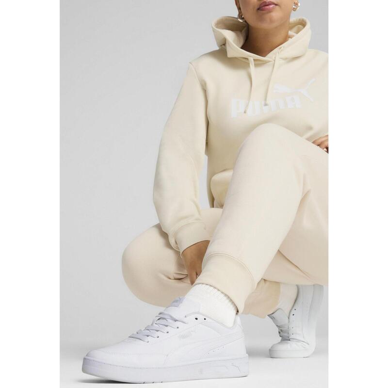 Damskie spodnie dresowe z małym logo No.1 ESS PUMA Alpine Snow White