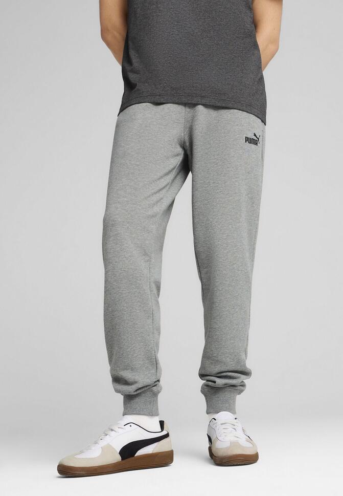 Męskie spodnie dresowe Essentials z logo No. 1 PUMA Medium Gray Heather