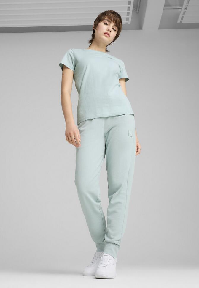 Damskie spodnie dresowe ESS ELEVATED PUMA Modern Mint Green