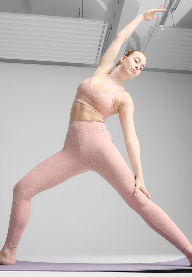 Damski stanik MOVE CLOUDSPUN AOP PUMA Rose Quartz Pink