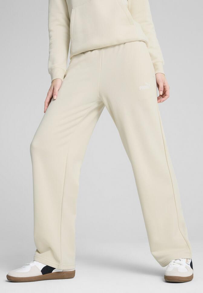 Damskie spodnie z prostymi nogawkami i małym logo No. 1 ESS Comfort PUMA