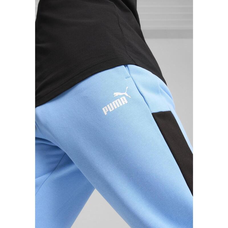 Męskie spodnie dresowe Around The Block PUMA Team Light Blue