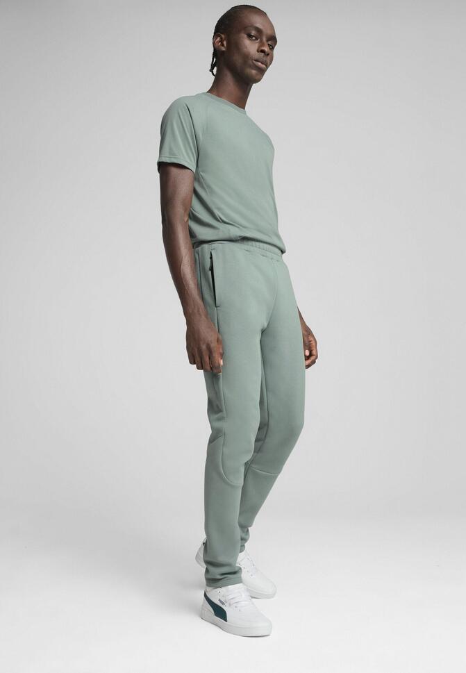 Męskie spodnie EVOSTRIPE PUMA Green Moon