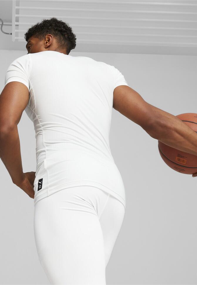 Męska koszulka koszykarska Hoops Team PUMA White
