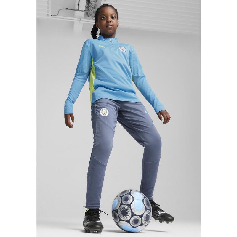 Młodzieżowe spodnie treningowe Manchester City PUMA Inky Blue Magic