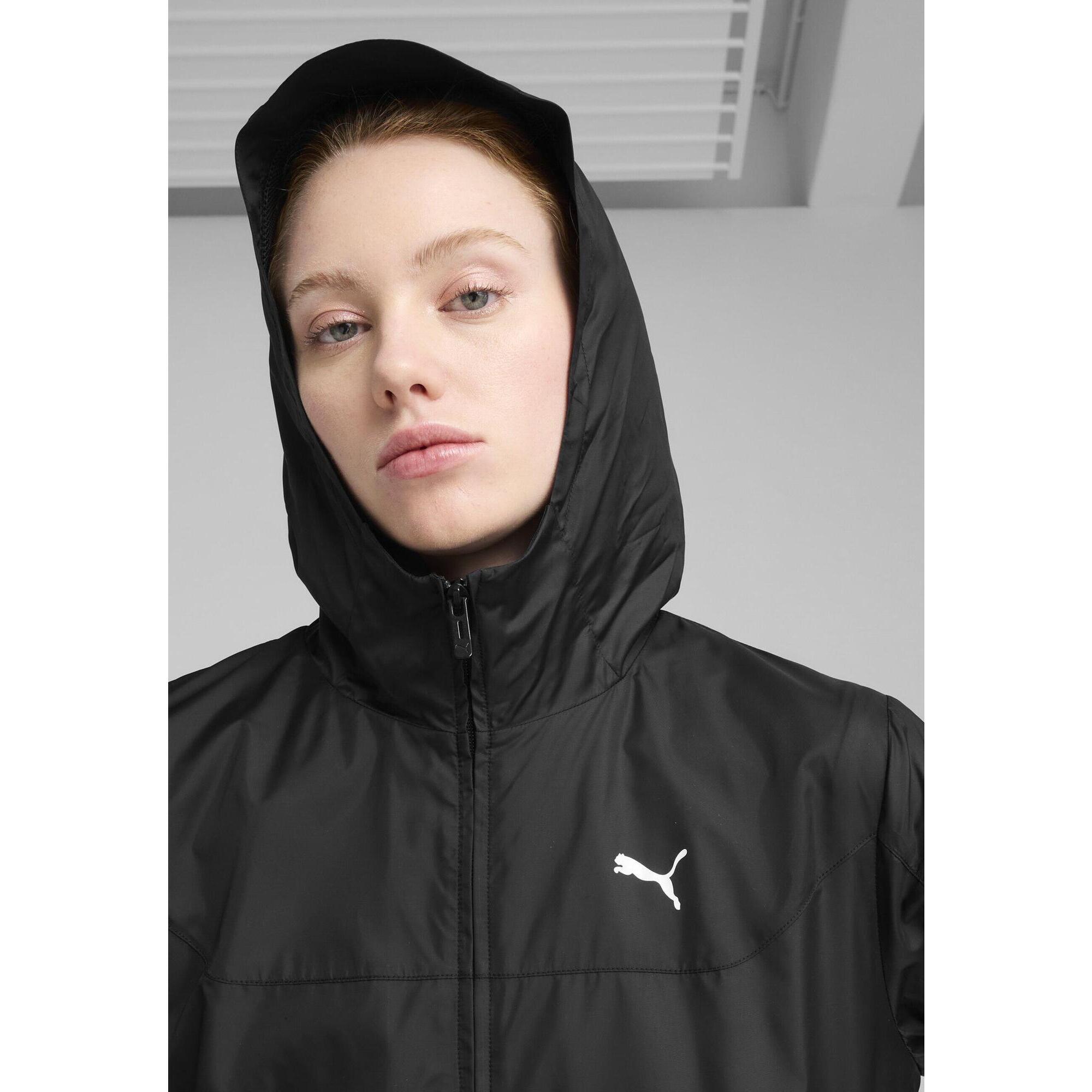Damska wiatrówka o standardowym kroju Essentials PUMA Black