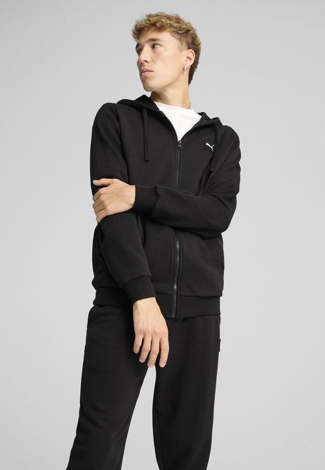 Męskie dres z kapturem PUMA Black