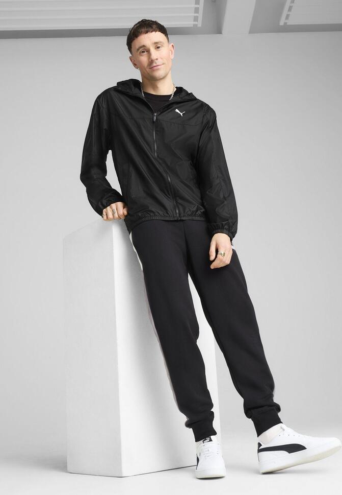 Męska Wiatrówka o standardowym kroju Essentials PUMA Black