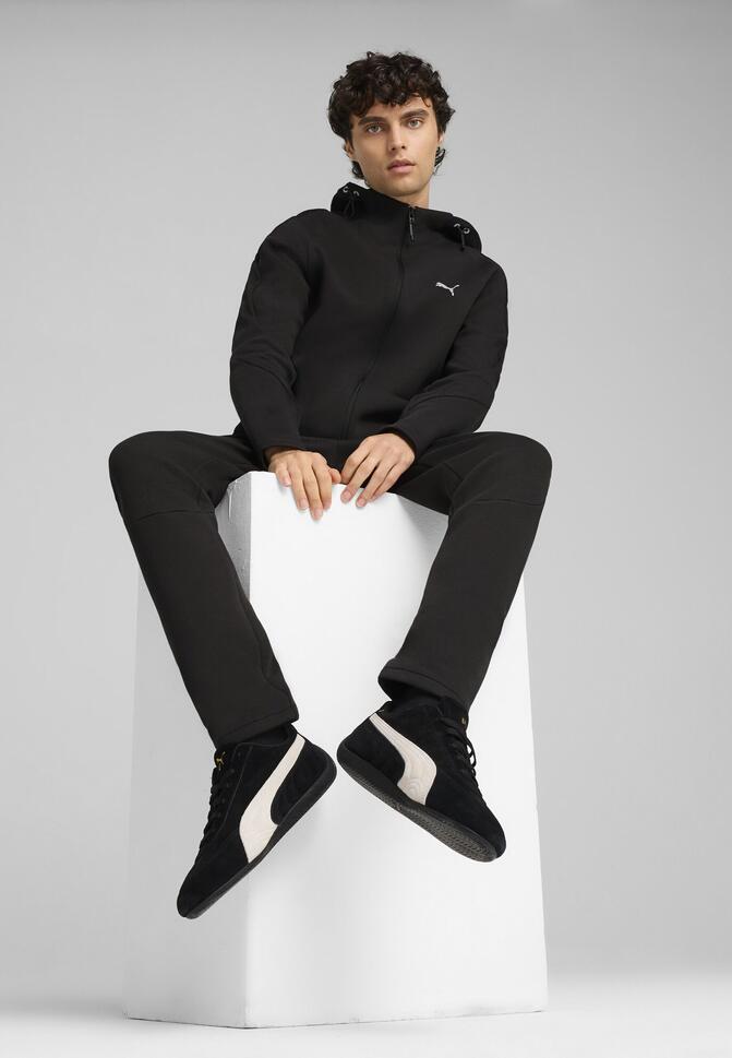 Męska rozpinana bluza z kapturem EVOSTRIPE PUMA Black