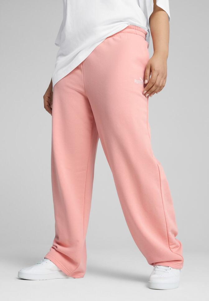 Damskie spodnie z prostymi nogawkami i małym logo No. 1 ESS Comfort PUMA