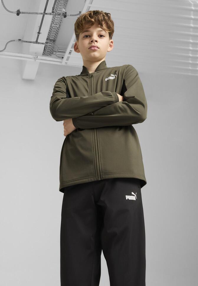 Młodzieżowy dres Poly Baseball PUMA Loden Green